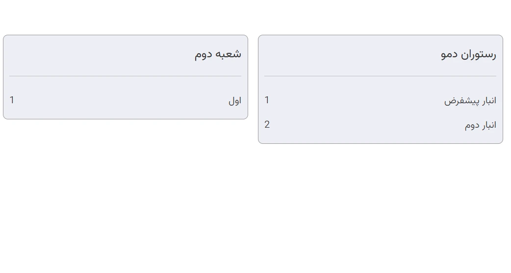 کنترل چندگانه شعب و انبارها لبینو