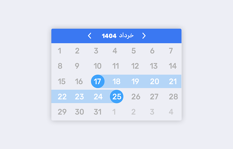 گزارش‌ها در هر بازه‌ای که بخوای