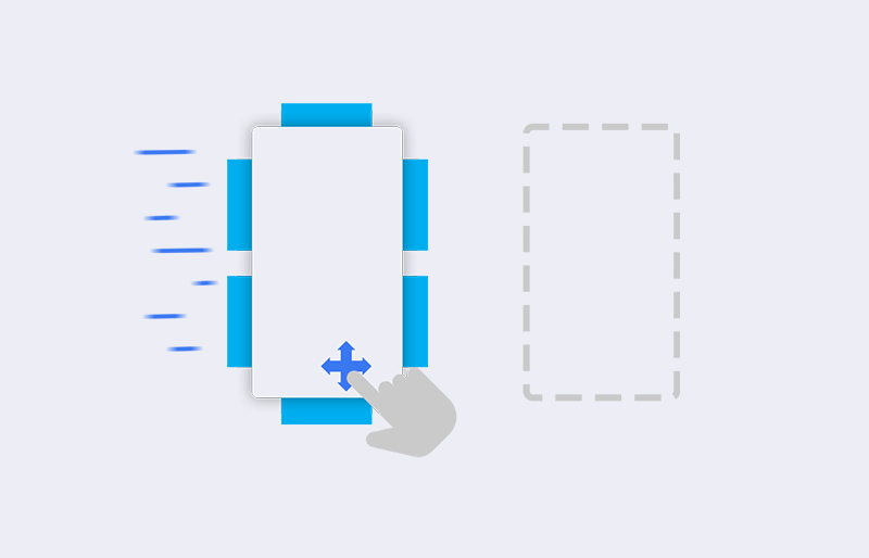 چیدمان میزها دقیقاً مثل رستورانت