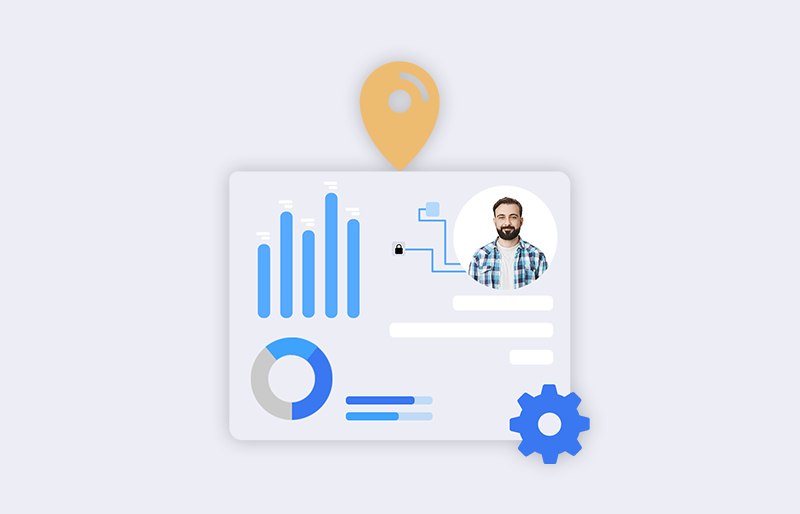 کارمندان و مشتریان هر شعبه زیر نظر تو